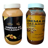 2 Pack Crema De Cacahuate Natural + Proteín Iso, Cocoa 750g