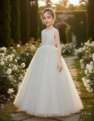 Vestido Nina Lentejuelas Princesa Fiesta Elegante