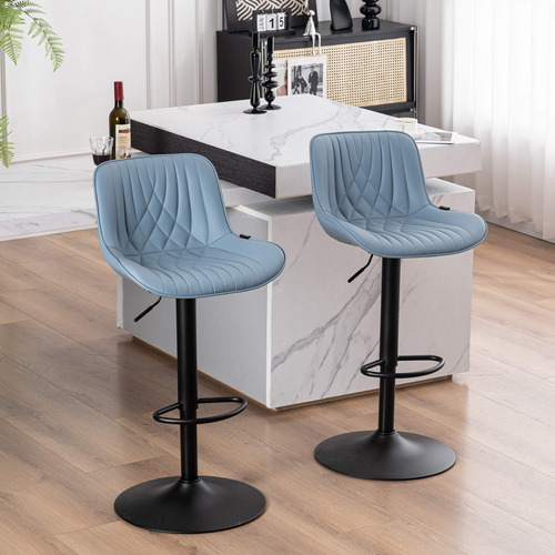 2 Pzs Taburetes De Bar Silla De Cocina Giratorias, Elegantes