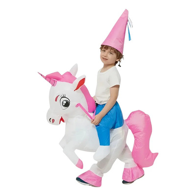 Disfraz Inflable Unicornio Cosplay Infantil Fiesta 120-140cm | Envío gratis