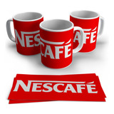 Taza De Ceramica Nescafe Classic Red