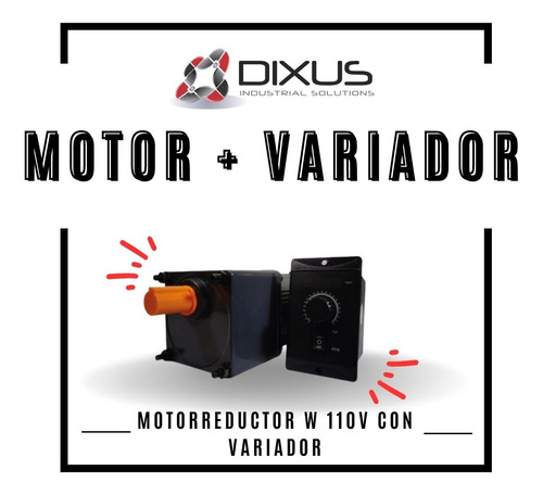 Motorreductor Helicoidal 30w 110v + Variador 