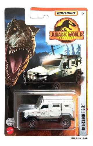 Vehiculo Auto Matchbox Metal 1:64 Jurassic World 