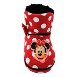 Bota Pantufa Infantil Minnie Vermelho - Ricsen 