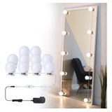 Antoten Kit De Luces Led Estilo Hollywood Para Espejo De Toc