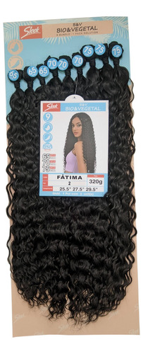 Cabelo Bio Vegetal Cacheado Fatima Sleek 320gr 70cm