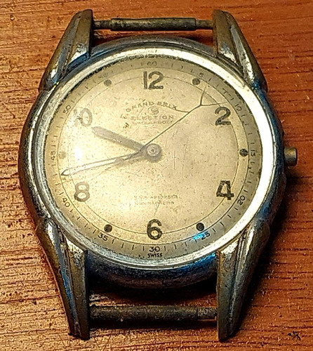Reloj Antiguo Hombre Election Watch Co. Berne 1914 Vintage