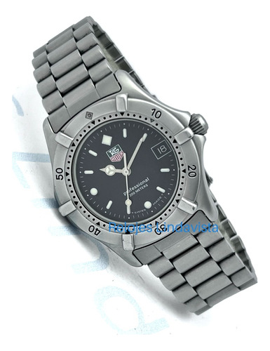 Reloj Tag Heuer Professional Midsize Negro Acero