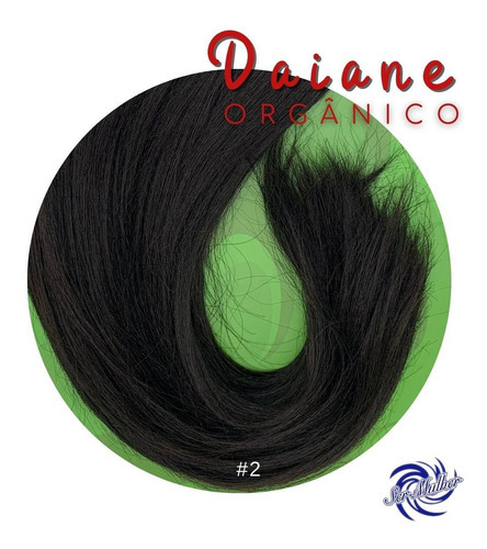 Cabelo Orgânico Daiane Ser Mulher 70cm 320 Gramas Cor #2