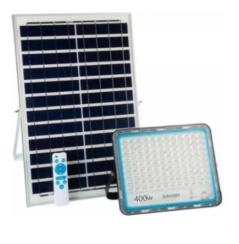 Reflector De Foco Solar Real De 400 W Con Panel Solar Y Control