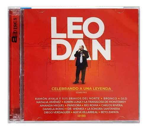 Leo Dan - Celebrando A Una Leyenda Parte 2 - Disco Cd + Dvd