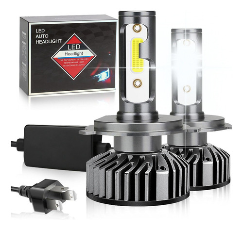 Para Volkswagen H4 Kit Focos Led Alta/baja 40000lm