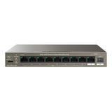 Switch Poe Sfp 10 Puertos Bocas Gigabit Tenda Teg1110pf-8-10