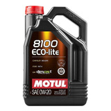 Motul 8100 Eco-lite 0w-20 Synthetic Oil 5 Liters (108536)