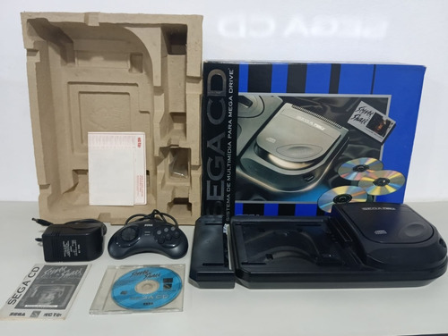 Console Sega Cd Tectoy Video Game Original Nacional Com Caixa 