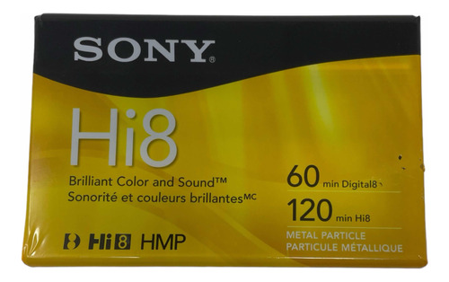 Casete De Video 8 Mm Magnético Marca Sony Digital 8 Hi8