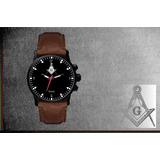 Relógio De Pulso Personalizado Maçonaria Maçon - Cod.mçrp014
