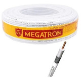 Cabo Coaxial Antena Branco 06 75 Ohms 67% C/100m Megatron