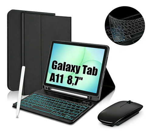 Funda Teclado Mouse Para Samsung Galaxy Tab A11 8.7'' Ñ
