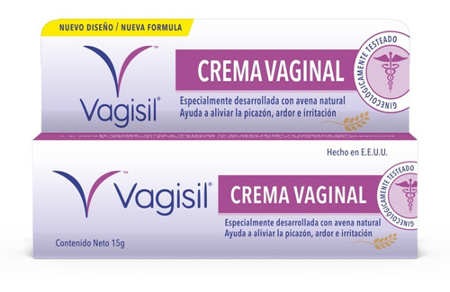 Crema Vagisil Vaginal Alivia Picazón Ardor  Irritación X15g