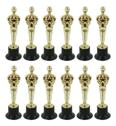 Molde Oscar Estatuilla 12 Piezas Recompensa A Los Ganadores