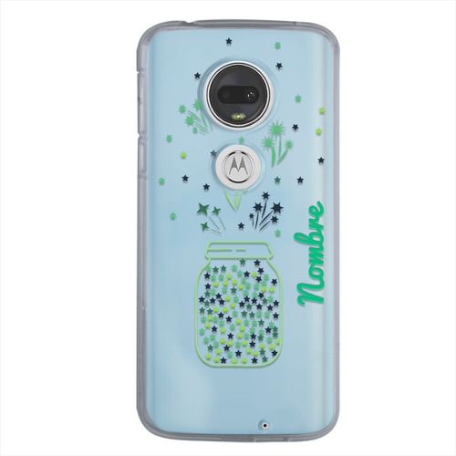 Funda Para Motorola Estrellas Personalizada Con Nombres