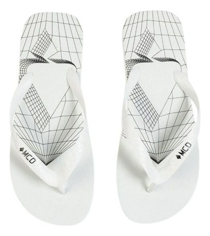 Chinelo Masculino Mcd Flip-flop Cromo Bco 10608