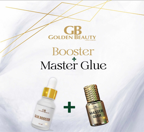 Adhesivo Para Extension Pestañas Master Glue + Booster De Gb