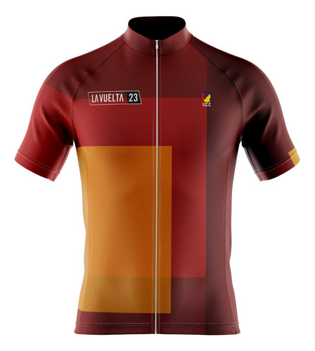 Jersey Ciclismo Ruta Mtb Vuelta España 2023 Manga Corta