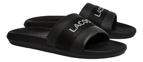 Sandalias Lacoste Croco Slide Negro-hombre 41cma0007