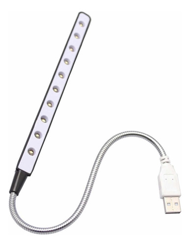 Lampara Led Usb Linterna Flexible Notebook