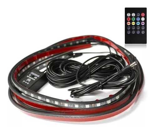  Luces Led Rgb (48 Led) Para Interior De Carros 12v 