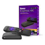 Roku Express 4k Streaming 16gb Memória Ram Séries E Filmes