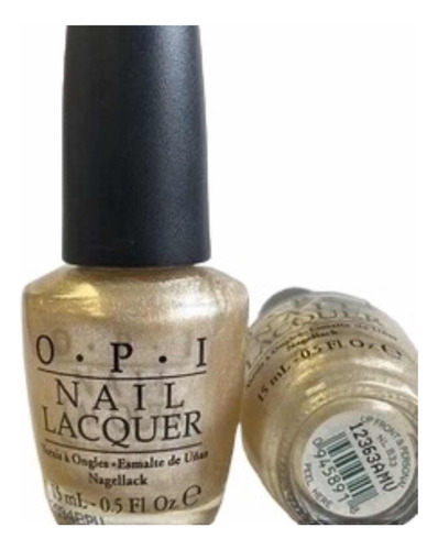 O.p.i Nail Lacquer Esmalte Uñas Tono Up Front& Personal