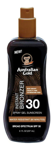 Bronceador Australian Gold Spray Gel Fps30 X 237ml