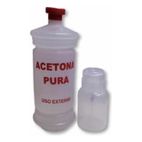 Acetona Removedor Esmalte 1000ml + Vaso Dispensador Pompa