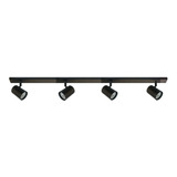 Barral Aplique Riel 4 Luces Gu10 Led Minimalista 1 Metro