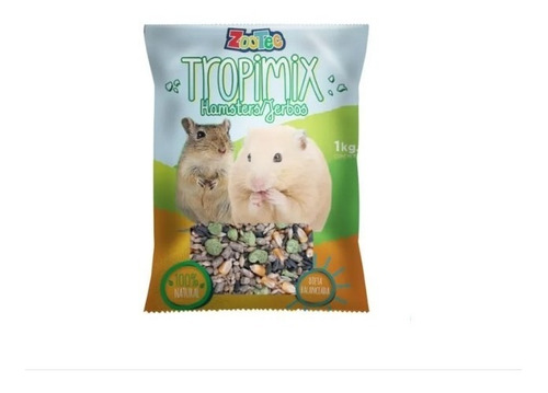 Alimento Balanceado Hamster Y Jerbos Tropimix Zootec 1 Kg 