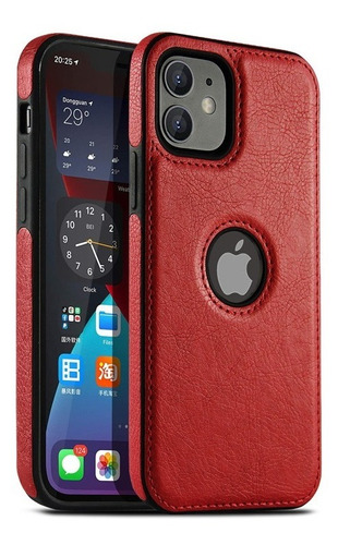 Funda Para iPhone Tipo Piel Leather Case Protector