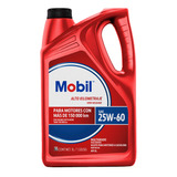 Mobil Alto Kilometraje 25w-60 Garrafa Api Sl Mobil 126421