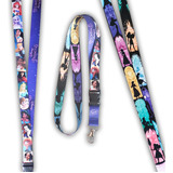 Lanyard, Porta-carnet, Porta Llaves -princesas Disney-