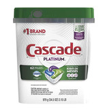 Cascade Platinum Cápsulas De Lavavajillas Actionpacs, Deterg