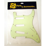 Ds Pickguard Stratocaster Color Verde   3-capas 11 Agujeros 