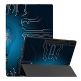 Funda Para Galaxy Tab S8 Ultra Con Soporte Para Lapiz Azul