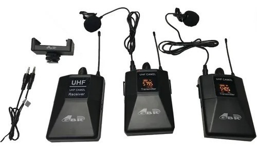 Microfono Inalámbrico Para Camara O Celular Gbr Uhf Cam 2l 