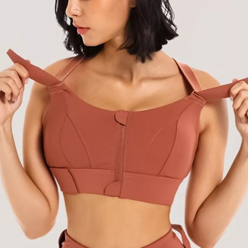 Sujetador Deportivo De Alto Soporte Para Mujer, Talla Grande