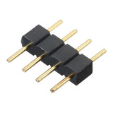 2 X Conector Pin 4 Pines Macho Macho Para Tiras Led Rgb 5050