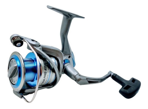 Reel Frontal Okuma Safina Pro 8000 4r 0.40mm/210m 16kg Pesca Color Gris Lado De La Manija Derecho/izquierdo