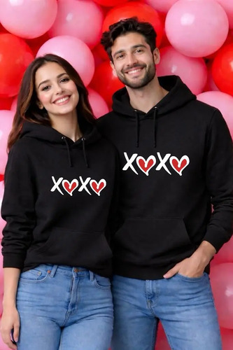 Sudaderas En Pareja Set Unisex 2 Piezas Regalo Romántico