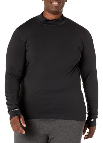 Champion Cold Weather Mock Neck Tee, Polera De Manga Larga P